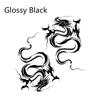 Universal 2PCS Car Door Side Dragon Graphics Vinyl Film Stickers DIY Styling PVC Decals Decoration Auto Body Tuning Accessories