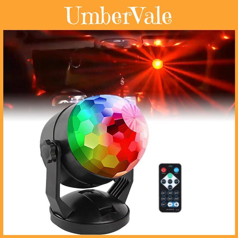 Colorful Rotating Led Projection Light With Remote Control For Car And Home Entertainment