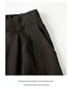 Women's Autumn Wide-Leg Commuting Pants - Tencel Linen, Pleated, Slimming, Versatile, High-End Drape