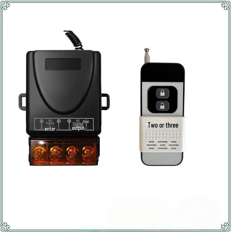 Drahtloser 72V 30A Fernbedienungsschalter für Elektrofahrzeuge und LED-Beleuchtung