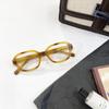 New Vintage Transparent Glasses Red Square Thick Frame Glasses Anti Blue Light Myopia Glasses