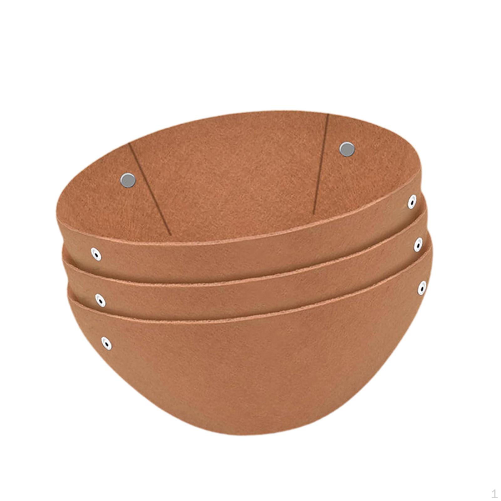 

3 войлочных вкладыша для круглых подвесных корзин и цветочных горшков 12inch