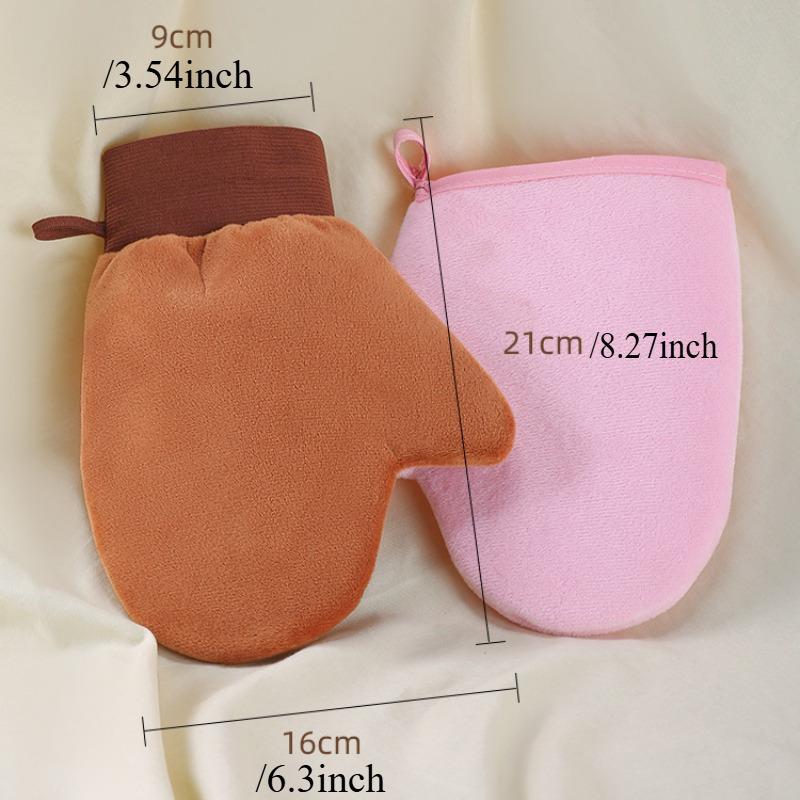 Wiederverwendbarer Körperreinigungshandschuh Körper Selbstbräuner Applikator Bräunungshandschuhe für Bath Spa