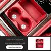 -Compatible with 26 AITO M9 Models: Central Control Cup Holder Tray & Protective Pad for Car Interior.
