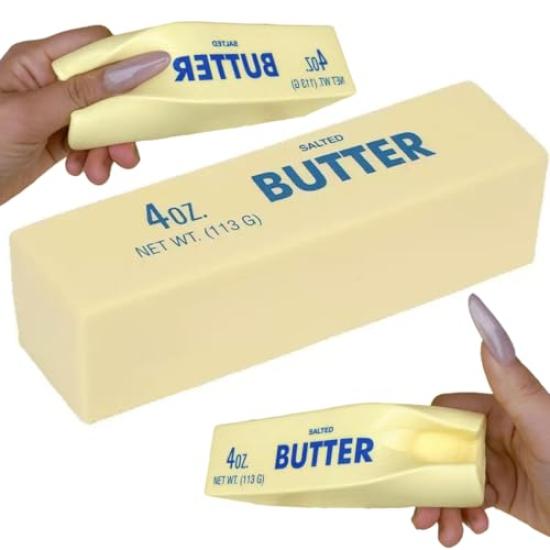 

Butter Squeeze Toy Slowly Returns to its Original Shape Adult Squeeze Butter Stick Slow High Stress Fidget Sensory Toy Easy to Clean Desk Gift - - -