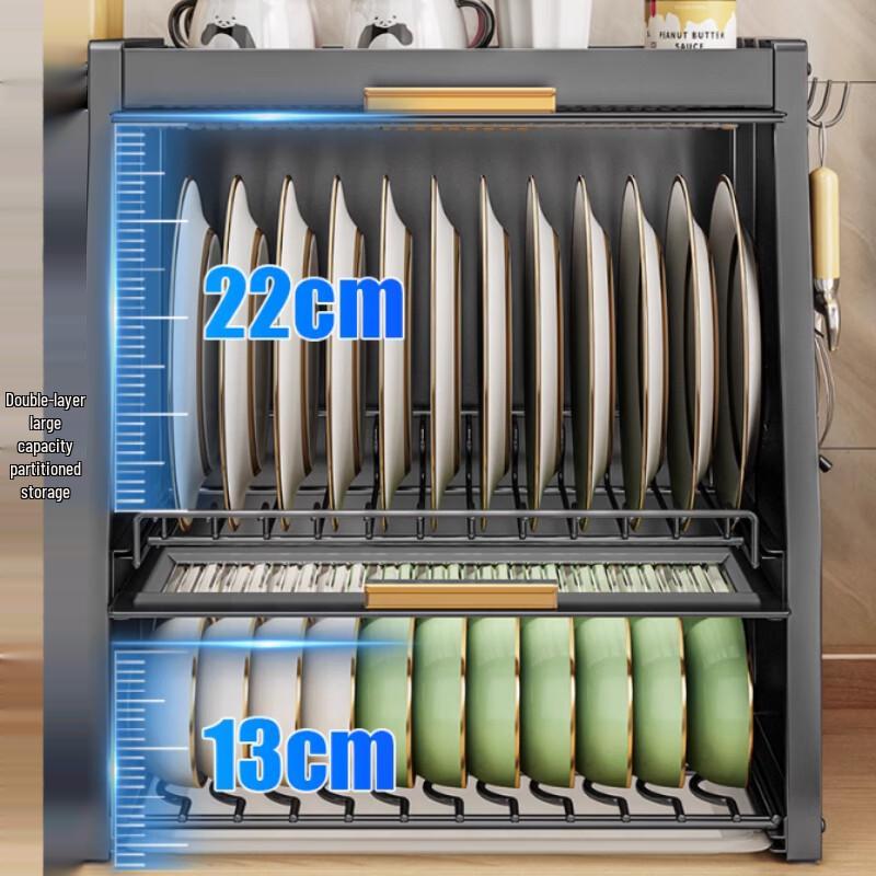 Arbeitsplatten-Multifunktions-Geschirrablagegestell