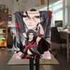 Itachi Uchiha Pattern Flannel Blanket, High Quality Comfortable for All Seasons, Home Decor, Warmth and Comfort, Perfect for Gifts.