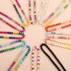 Hand Beaded Natural Stone Colorful Fashion Versatile Clavicle Necklace