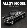 1/43 Volga GAZ-21 Alloy Metal Diecast Car Model Toy Car Model Desktop Decorations Gifts Collect Hobby Gifts Classic Vehicle Boys