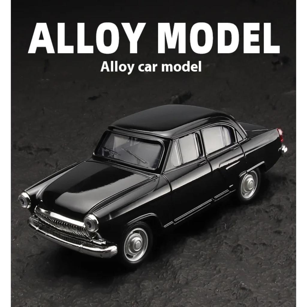 1/43 Volga GAZ-21 Alloy Metal Diecast Car Model Toy Car Model Desktop Decorations Gifts Collect Hobby Gifts Classic Vehicle Boys