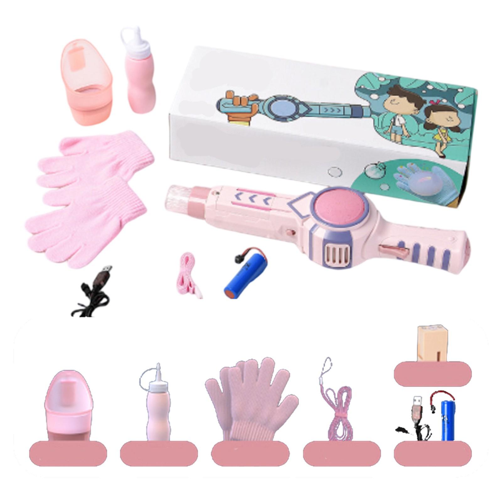 

Машина для выдувания пузырей, эластичная палочка, любимый подарок для девочек на день рождения, 70 мл One Size розовый