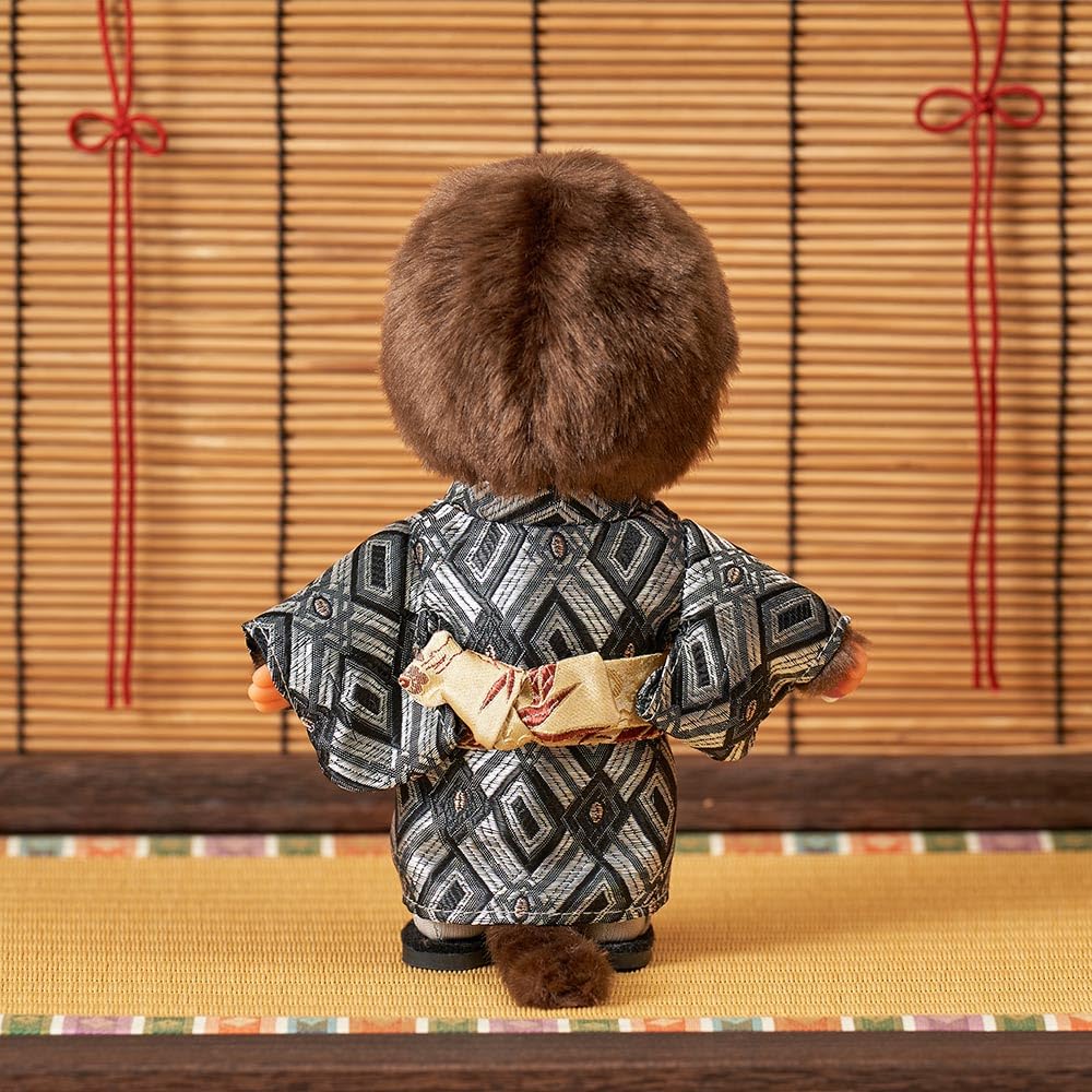 Oficiální Kyugetsu Originální Monchhichi Kimono Chlapec IPM-12-Z