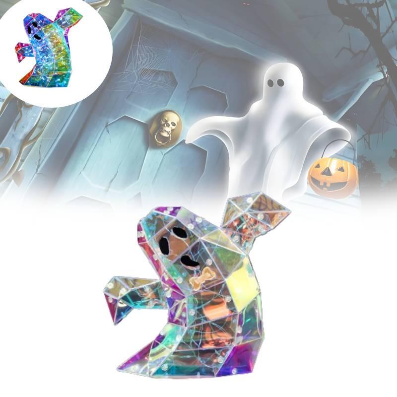 Transparente Bunte 20cm Halloween Geisterdekoration für Gruselige Atmosphäre Aufbau