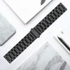 SEUER 20mm Stainless Steel Watch Metal Watch Quick Release Replacement Unisex Band, Bracelet, Strap, (Black, 20mm)