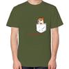 Pocket Doge Tshirt Doge Dog Meme Graphic T Shirts Fashion Tees Tops Summer Cotton New Shirts And Tshirts Oneck Print T Shirt