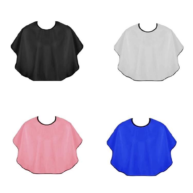 Makeup Cape Beauty Salon Cape Water Resistant Short Smock Light Weight Beard Apron Styling Shampoo Cape for Hairdresser