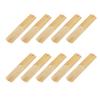 10Pcs Tenor Saxophone Reeds Musical Instrument Accessories for Beginners Wood Color