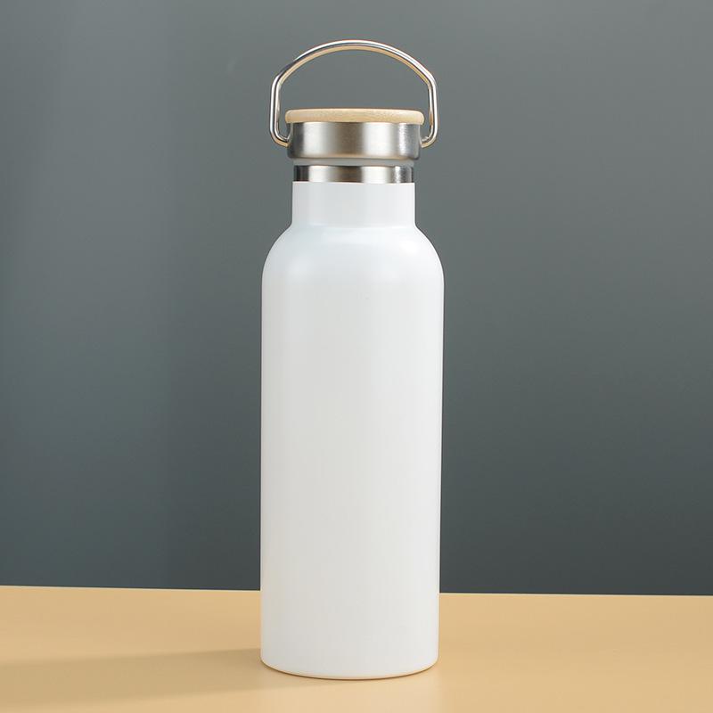 

304 Stainless Steel Portable Thermos Flask - Large Capacity Sports Water Bottle with Car Vacuum Insulation 500ml