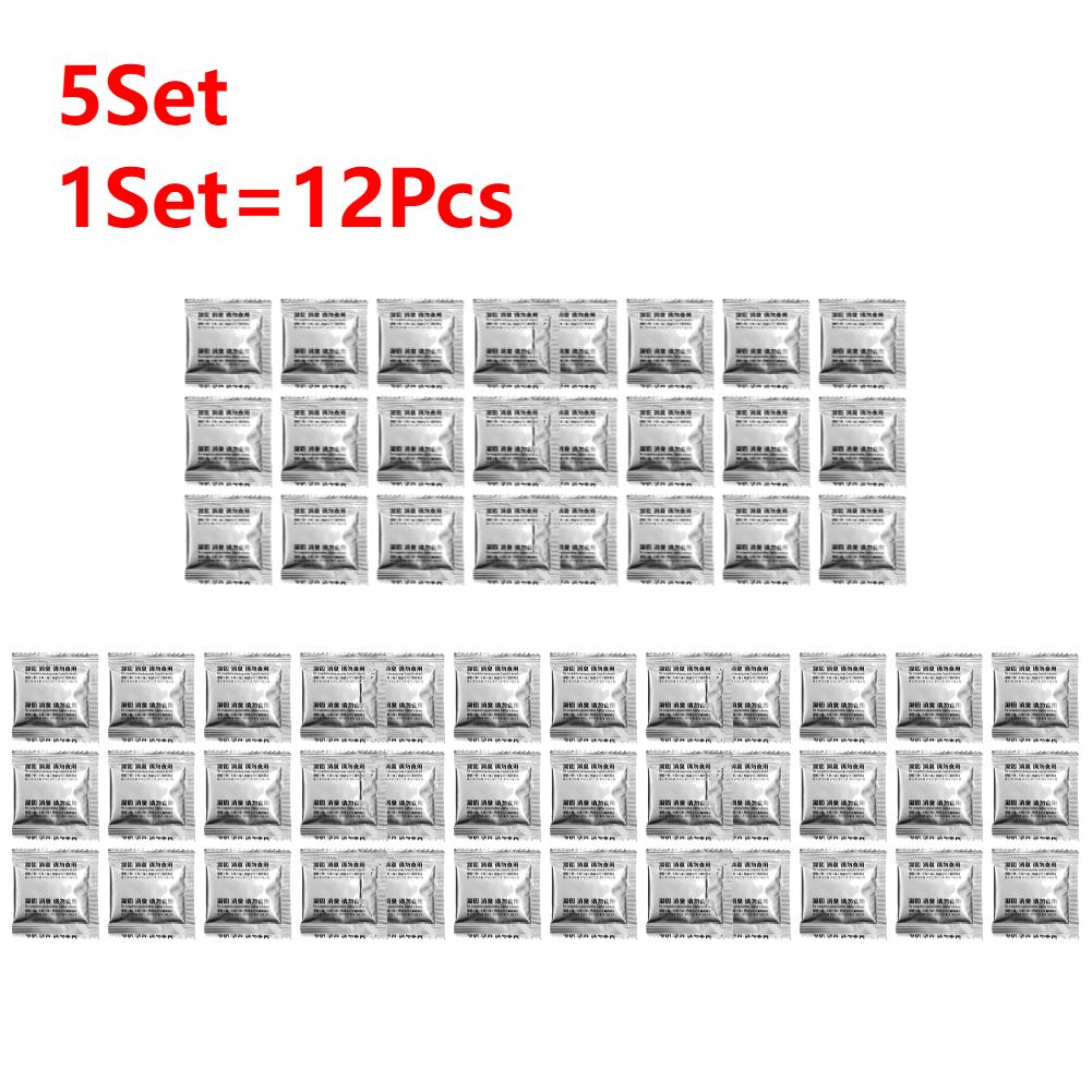 120-12PCS Camping Toilet Chemicals Liquid Waste Gelling Deodorizing Powder Eco Absorbent Gel Portable Deodorant Pee Solid Powder