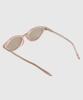 Tuditeo Sho Tinted Lightweight Horn-Rimmed Unique Sunglasses Nylon Tinted Lenses C4 Pink