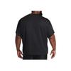 Nike Sportswear Tech Pack Solid Logo Pocket Design Crew Neck Loose Fit Short Sleeve T-Shirt Men Tops Black FB7392-010