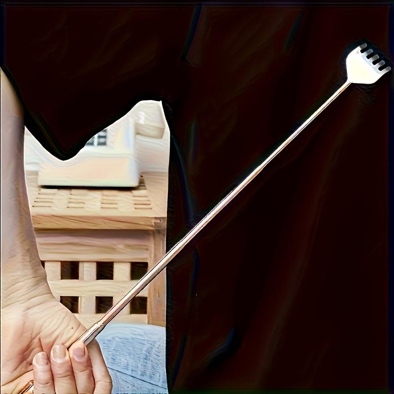 Retractable Back Scratcher, Retractable Stainless Steel Scratching Tool for Massage, Portable Retractable Scratching Artifact