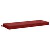 2 Piece Bench Cushions SOEST 2 Pcs. 100percent  Polyester Wine Red