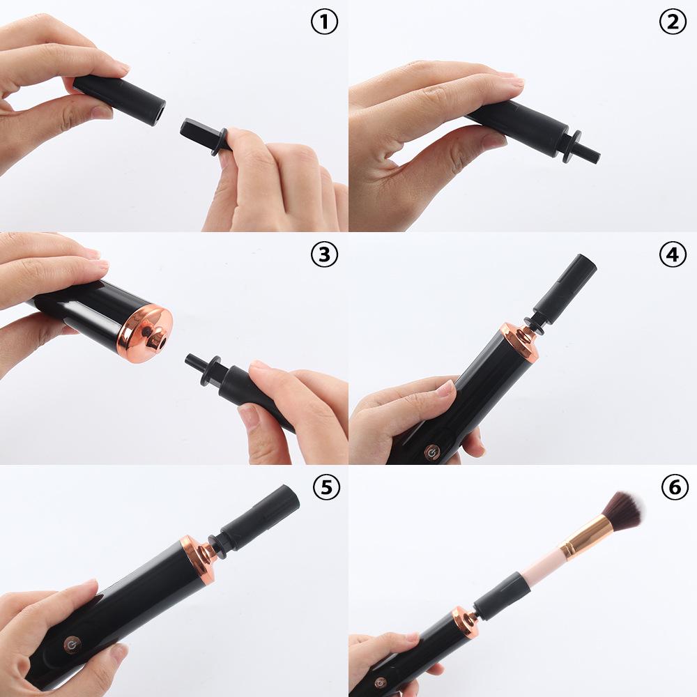 Elektrischer Make-up-Pinselreiniger & Schnelltrockner für Wimpernverlängerungen