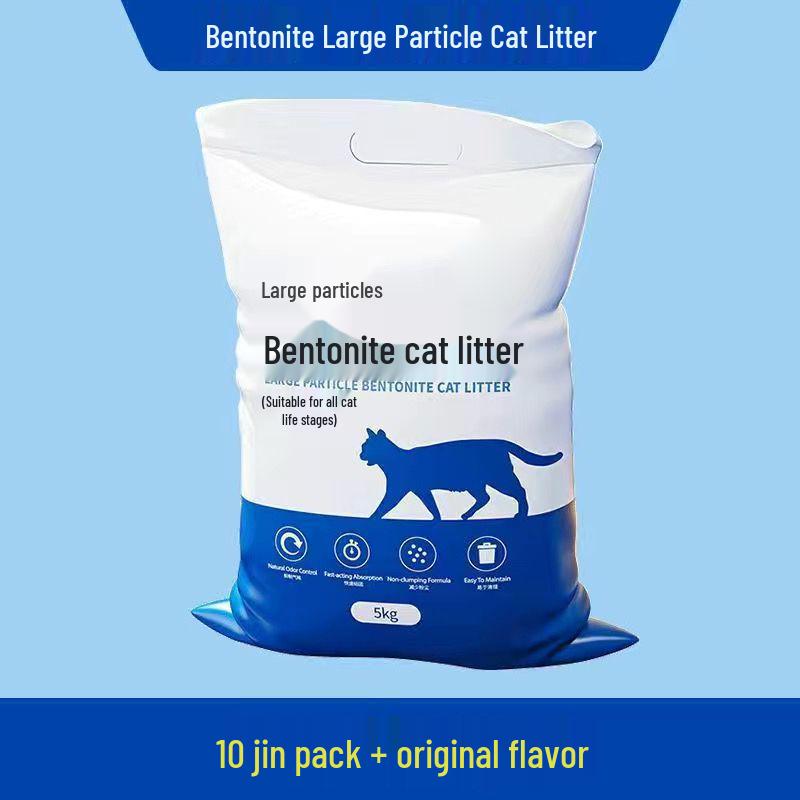 

Jin Clumping Cat Litter with Activated Carbon, Large Bag, Odor-Proof Deodorizing Cat Litter.