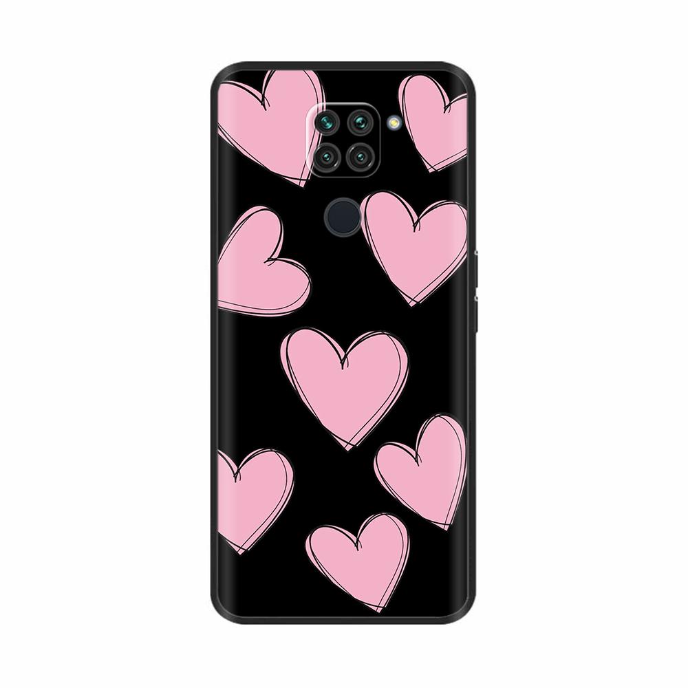 Case For Xiaomi Redmi Note 9 Case Soft Black Silicon Back Cover For Redmi Note9 Cover Redmi Note 9 Case Funda Coque Bumper Shell