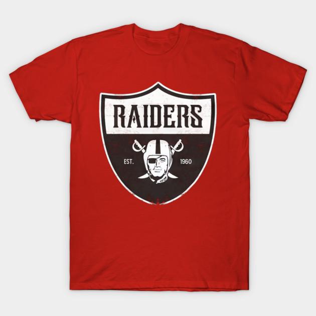 Asian Size Men Black Print T-shirt Vintage Oakland Raiders - Stilldark #18 No-Cut Heat Transfer Print Cotton Tshirt