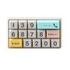 Temporary Parking Card Keyboard Shape Cellphone Number Plate Car Dashboard Telephone Number Plate Car Interior Accessory