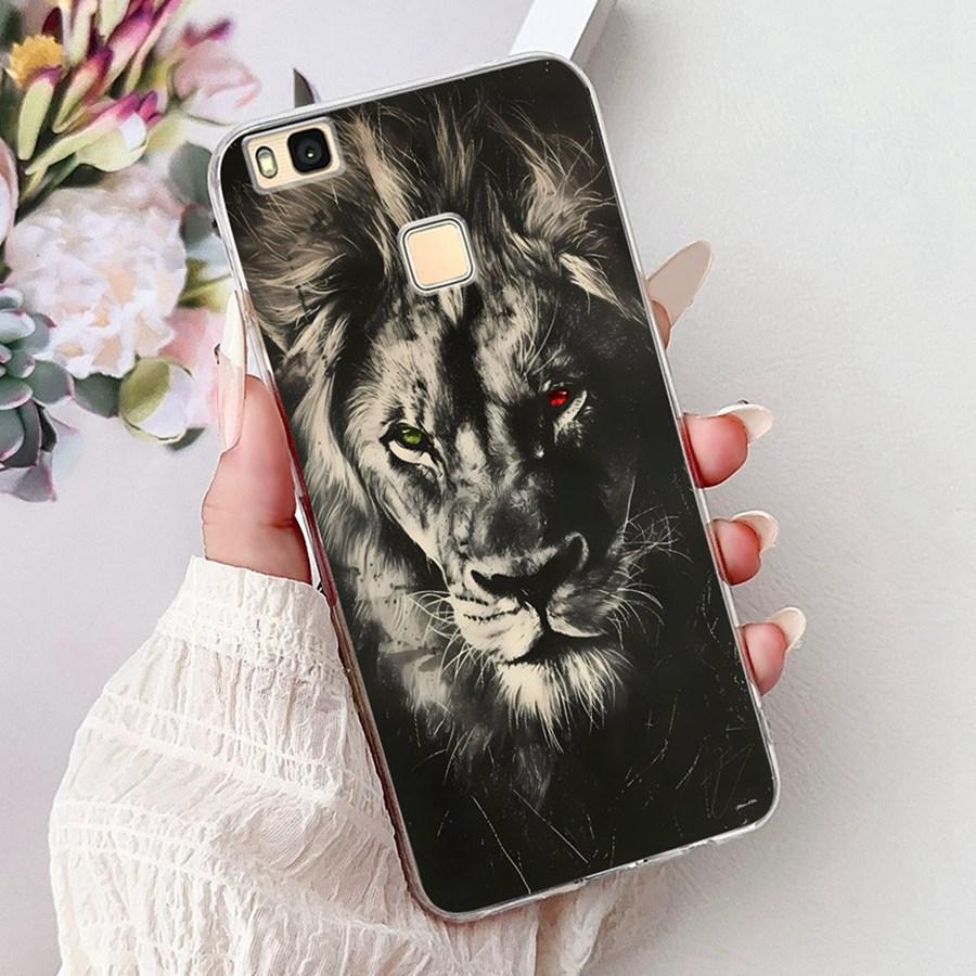 For Huawei P9 Lite Case VNS-L21 VNS-L31 Luxury flower Painted Proective Cover Soft Silicone Phone Case For HuaweiP9Lite Funda