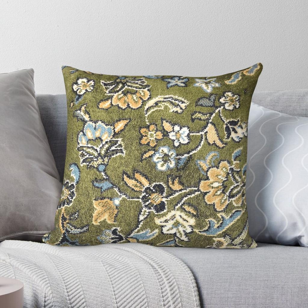 Madinah Rawdah Carpet Square Pillowcase Polyester Linen Velvet Printed Decorative Throw Pillow Case Sofa Seater Cushion Cover