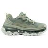 Skechers Street Fabric Synthetic Leather Comfortable Durable Breathable Sweat-Absorbing Low-Top Dad Shoes Women Sneaker Green 177935-SAGE