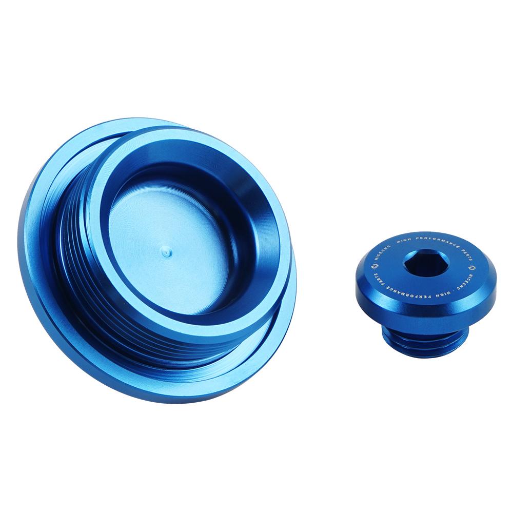 NICECNC Aluminum Crankcase Cover Plug For Yamaha Raptor 700 700R YFZ450R 450X YZ250F 450F 250FX 450FX WR250F 450F Grizzly Kodiak