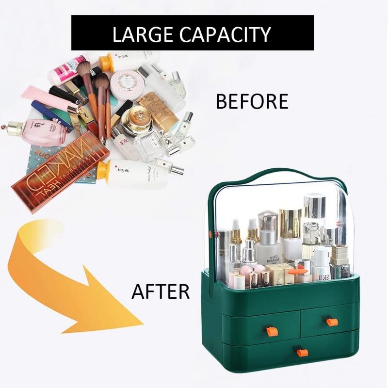 Radiant Youth Makeup Organizer Modern Cosmetic Organizer Makeup Storage Holder Display Make up Caddy Shelf Organization  Boxes