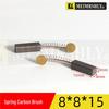 Copper Graphite Brushes for Servo Motor - Sizes: 6/7/8 x 8 x 15/20/25/30mm