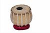 Hand Carved Brass Tabla Set with Sheesham Wood Dayan | Indian Classical Music Instrument with Carry Bag