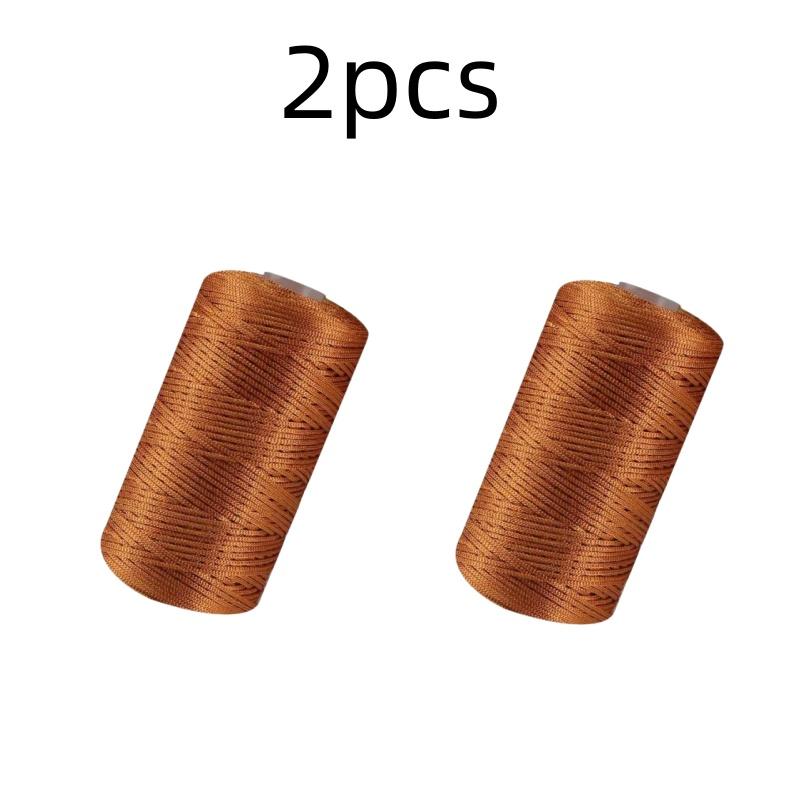 New Summer Crochet Yarn 1.5mm Thin Ice Cotton Thread for Hand Knitting Bag Hat Shoes 100g Hollow Line Colorful Nylon Cord