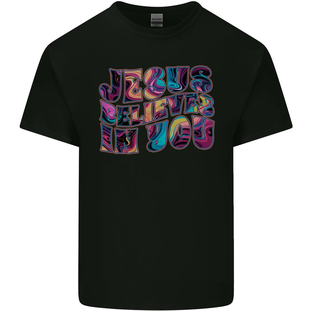 Jesus Believes In You Christian Christianity Unisexs Light Cotton TShirt