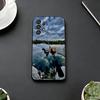 Carp Fish Fishing R-Rod Phone Case For Samsung S25,S24,S21,S22,S23,S30,Ultra,S20,Plus,Fe,Soft Silicone Black Cover