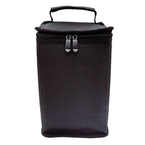 

Camping Lantern Gas Tank Storage Bag with Zipper Soft Lining Large Capacity Portable Gas Tank Container Carrying Bag S чёрный