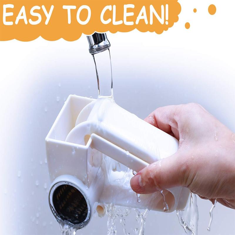 3 I 1 Ostrivjärn Handhållet Roterande Ostrivjärn Smör Chokladrivjärn Med Handtag Ostskärare Kökstillbehör