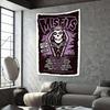 Rock And Roll Music Tapestry Punk Band Misfits Print Home Decoration Wall Hanging Dormitory Bedroom Background Concert Decor