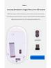 Rechargeable Dual-Mode Bluetooth Mouse for Tablet and Laptop: 2.4G Wireless for Office and Home Use