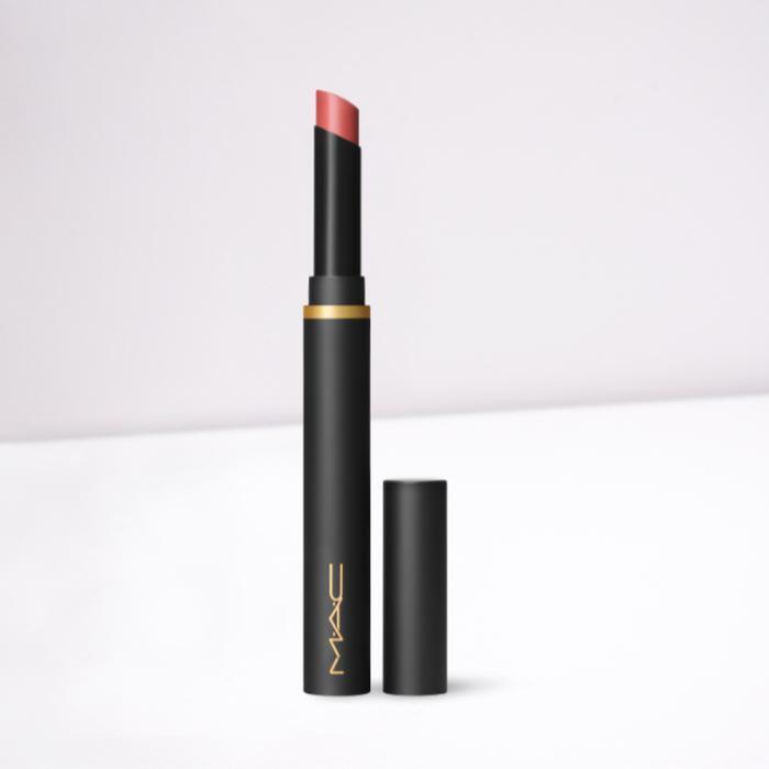 MAC Помад-карандаш Powder Kiss Velvet Blur Slim Stick 2 г (16473117) Peppery Pink (Edition)