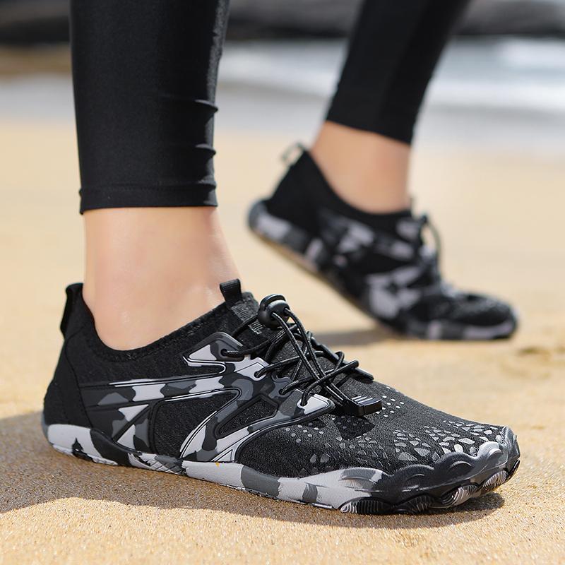 Quick Dry Beach Aqua Sneakers Men Women Breathable Lightweight Water Sports Shoes Non-slip for Outdoor Wading Surfing Diving