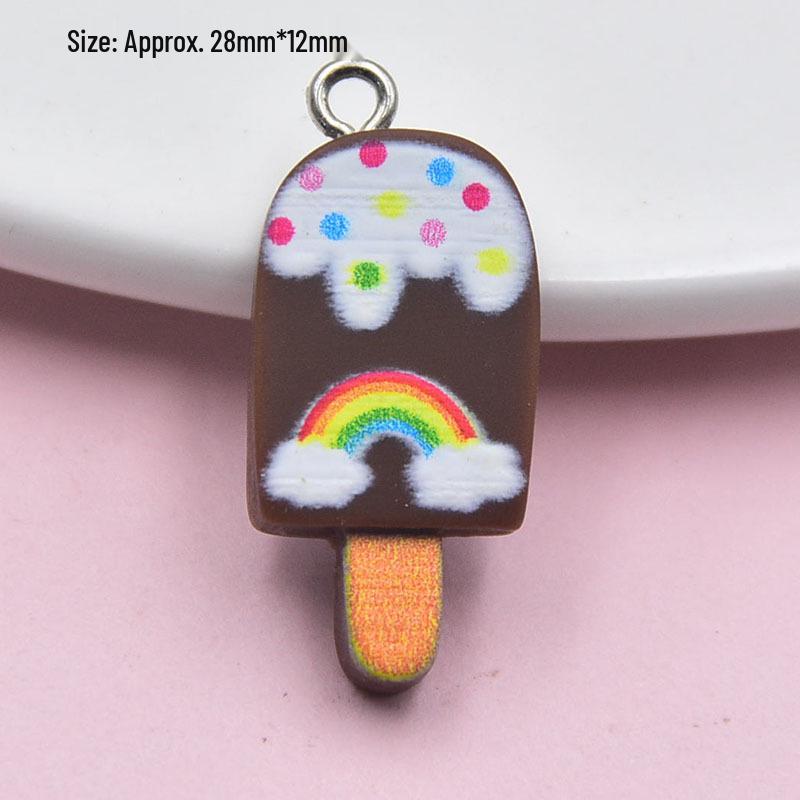 Cartoon Animal Resin Pendant: Cute Unicorn & Dinosaur Candy Bag Charms for DIY Jewelry