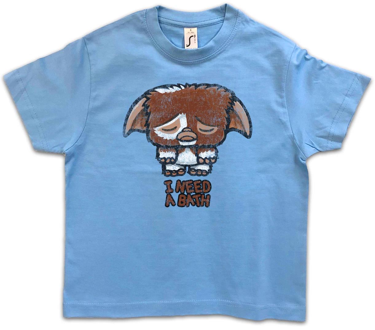 I NEED A BATH Kids Boys kids boys T-Shirt Fun Gremlin Gremlins Symbol Light Fun Gizmo 130